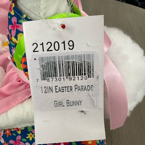 2 Annalee 12" Easter Parade Boy And Girl Bunny Rabbit In Blue Felt NWT 2019-2020 - Picture 15 of 16